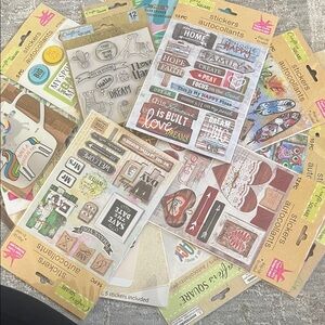 Assorted  Stickers Bundle -22 stickers